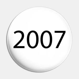 2007 Pin