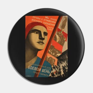 International Workers' Day, the Fighting Day of the Proletariat Pin