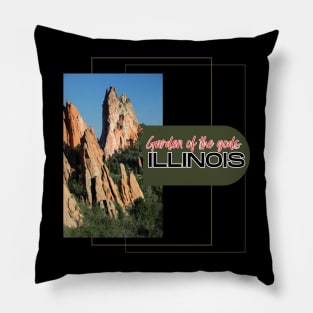 Garden of the gods, Illinois Pillow