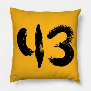 Number 43 Pillow