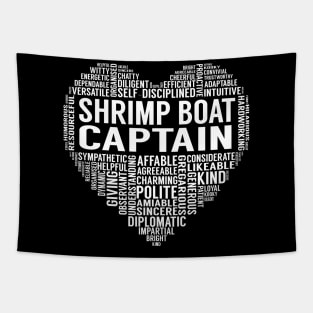 Shrimp Boat Captain Heart Tapestry