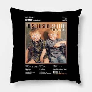 Disclosure - Settle (Deluxe Version) Tracklist Album Pillow