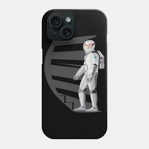 Astronaut boarding Phone Case by mypointink