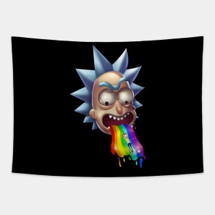 Rainbow Puke Tapestry