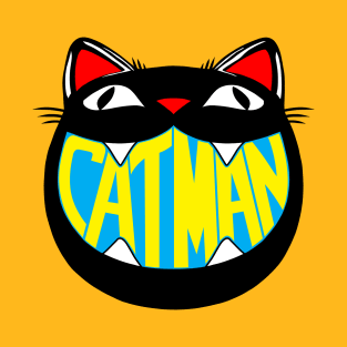 Vintage Inspired Cat Man Graphic T-Shirt