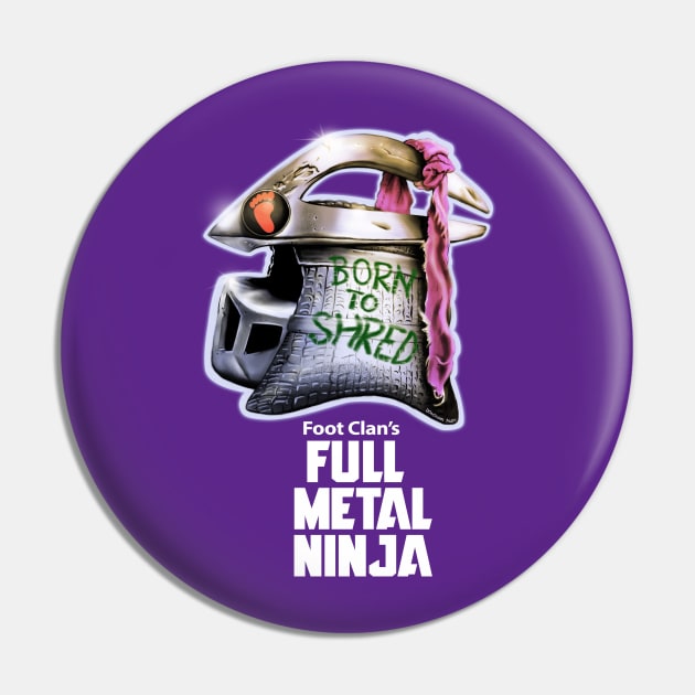 Full Metal Ninja Villain Pin by DonovanAlex