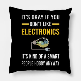 Smart People Hobby Electronics Pillow