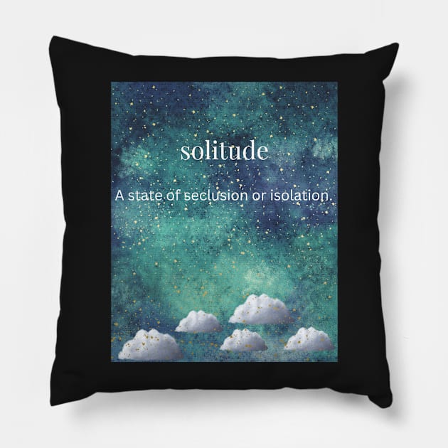 solitude Pillow by Prettythings30