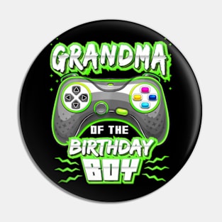 Grandma of the Birthday Video Pin