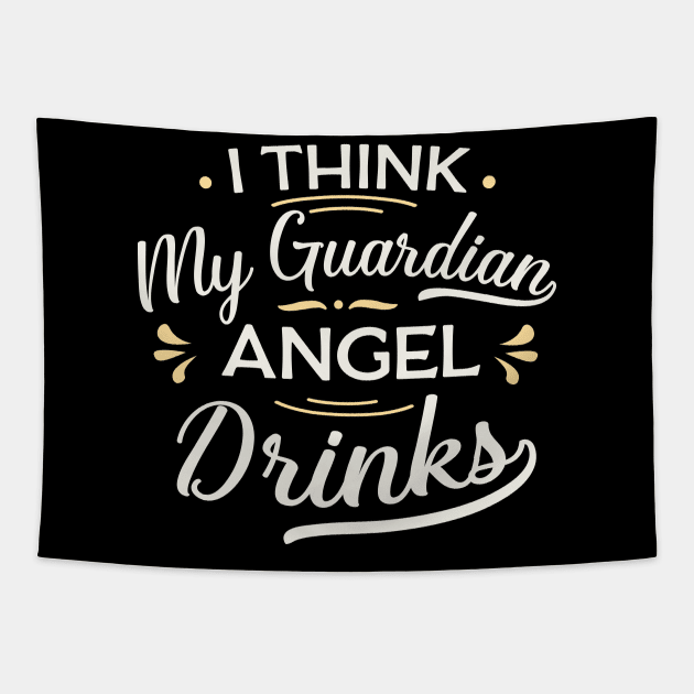 I think my guardian angel drinks Tapestry by TheDesignDepot