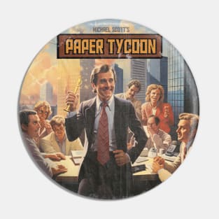 The Office Characters as Retro Game cover Pin