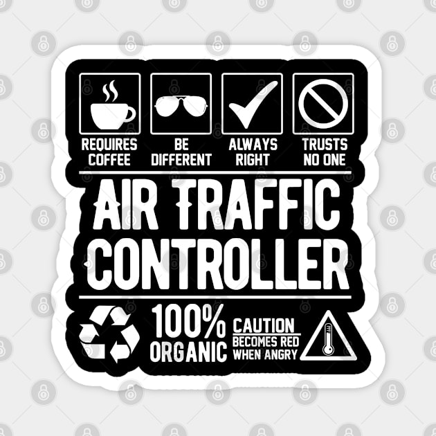 Air traffic controller Magnet by Graficof