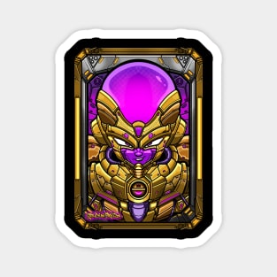 Golden frieza cyberpunk Magnet