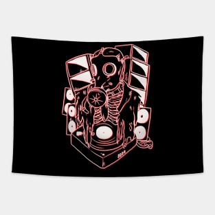 Vinyl Gas Mask Tapestry