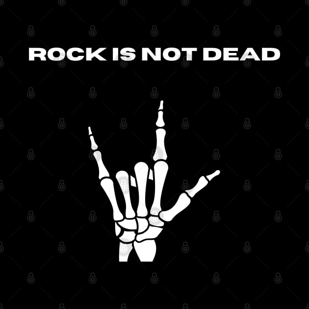 Rock is not dead by Trendytrendshop