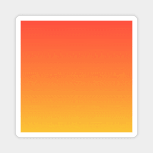 preppy modern  abstract sunset Yellow Orange Ombre Magnet