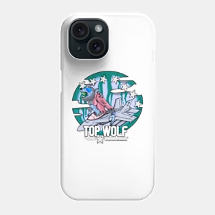 Top Wolf - Toxic Waste Blue Phone Case