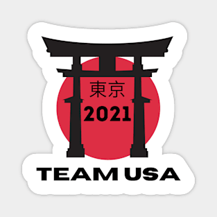 Tokyo 2021 Team USA Magnet