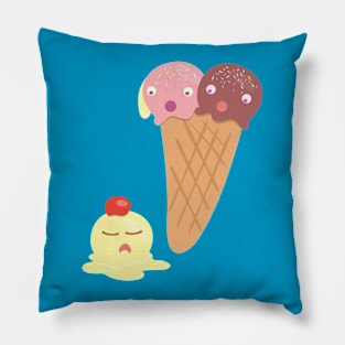 Ice Cream Splat Pillow