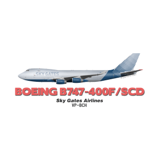 Boeing B747-400F/SCD - Sky Gates Airlines T-Shirt