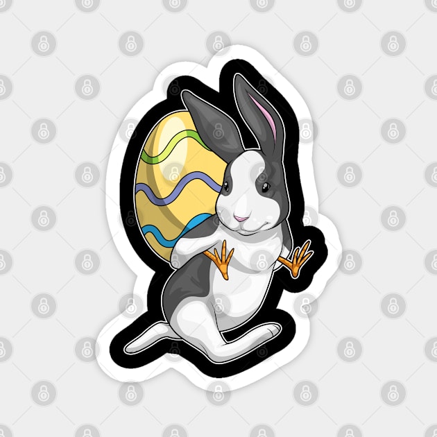 Bunny Easter Easter egg Piggyback Magnet by Markus Schnabel