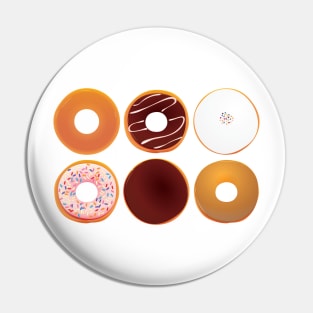 Half Dozen Donuts Pin