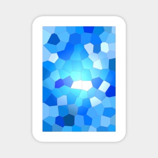 Blue Sky Mosaic Pattern Magnet