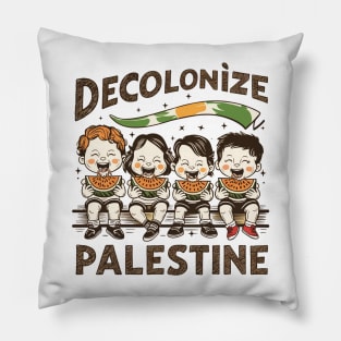 decolonize palestine Pillow