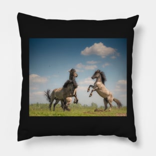 Prancing Horses Pillow