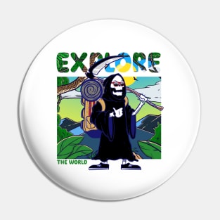 Explore The World Pin