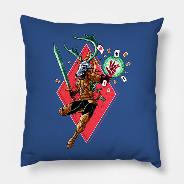 Deer Mage Pillow by LAckas