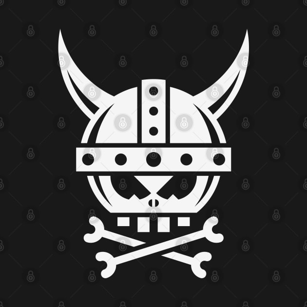 Viking Skull And Crossbones (Graphic) by MrFaulbaum