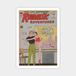 Vintage "Romantic Adventures" Cover Magnet