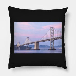 Bay Bridge at Sunset Pillow