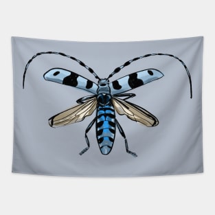 flying alpine longhorn beetle Tapestry