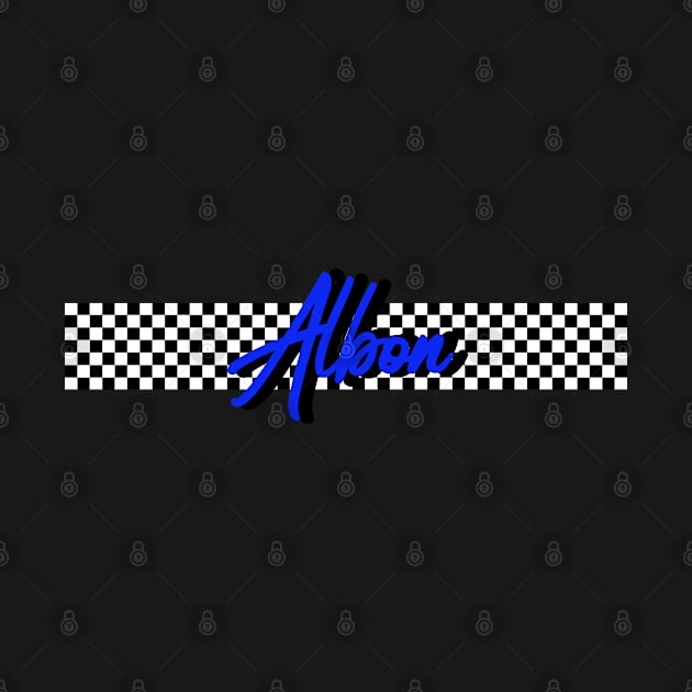 Race Flag Design 2 - Alex Albon by GreazyL