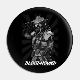 Bloodhound black Pin