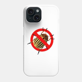 Colorado potato beetle anti emblem Phone Case