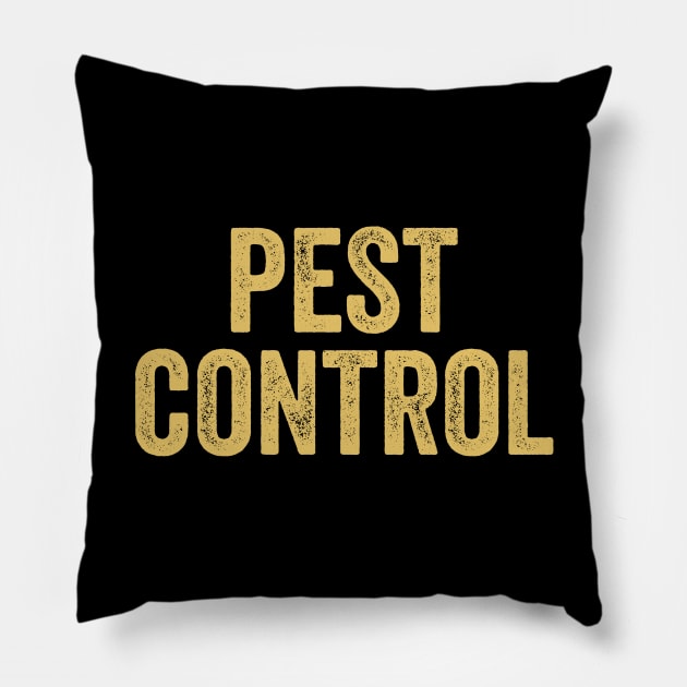 pest control Pillow by BaderAbuAlsoud