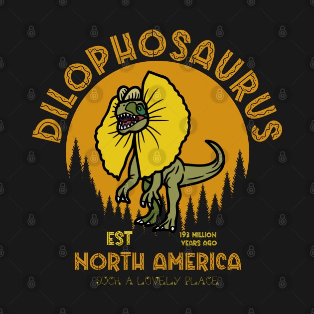 Dilophosaurus by Myartstor 