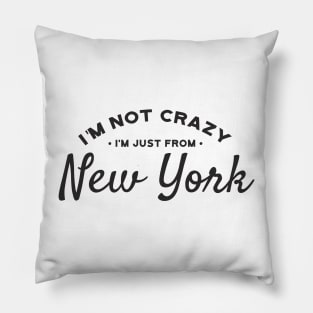 Funny New York Quote Pillow