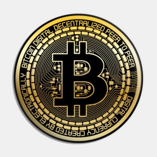 Bitcoin Gold Pin