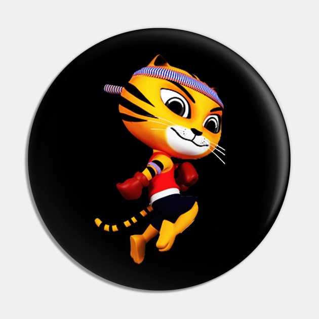 The Muay Thai Tiger Pin by dithakely