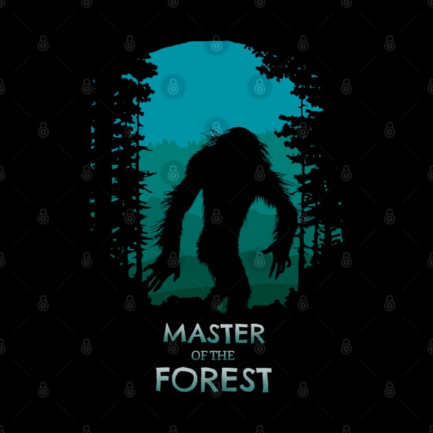 Bigfoot The Mysterious of the Forest by KewaleeTee