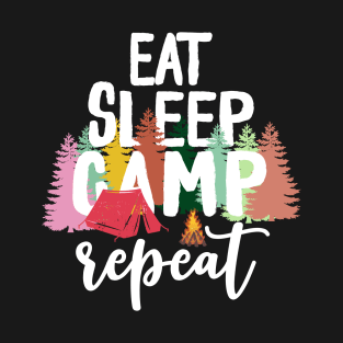 Eat sleep camp repeat T-Shirt