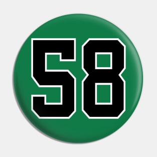 Number 58 Pin