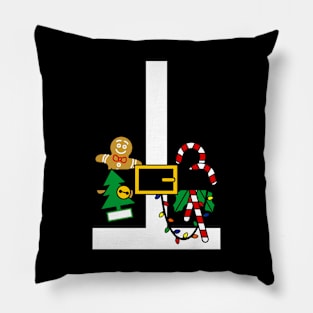 Christmas Santa Suit Costume Design Pillow