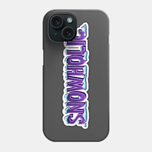 Depending on the snow = SNOWHOLIC Phone Case