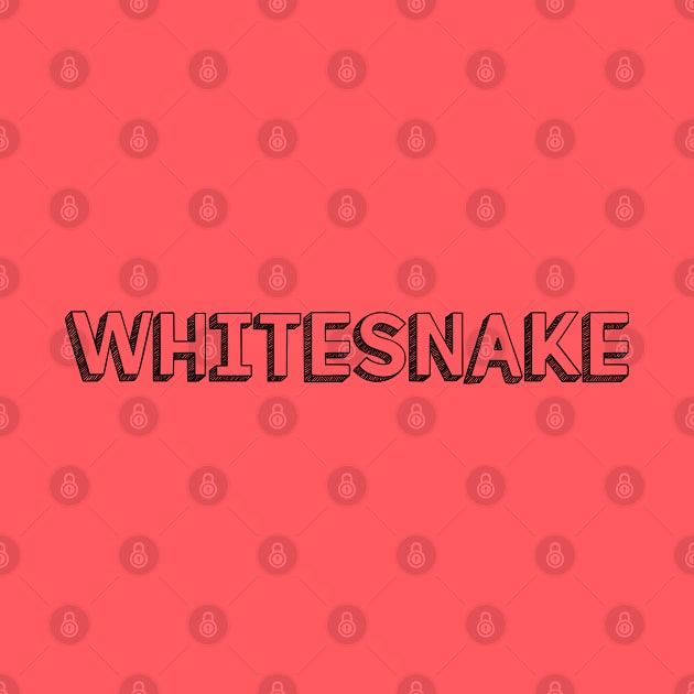 Whitesnake <//> Typography Design by Aqumoet