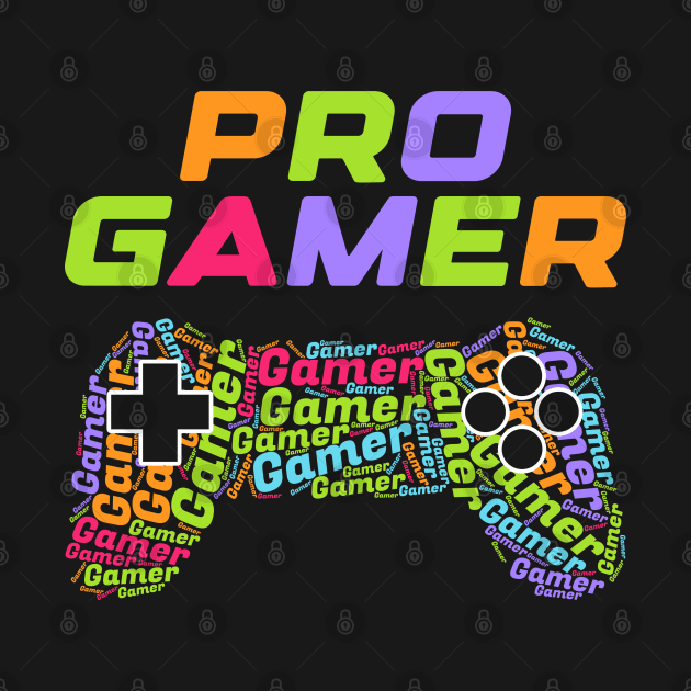 Pro Gamer, Gaming Professional Gamer Gift Idea by AS Shirts